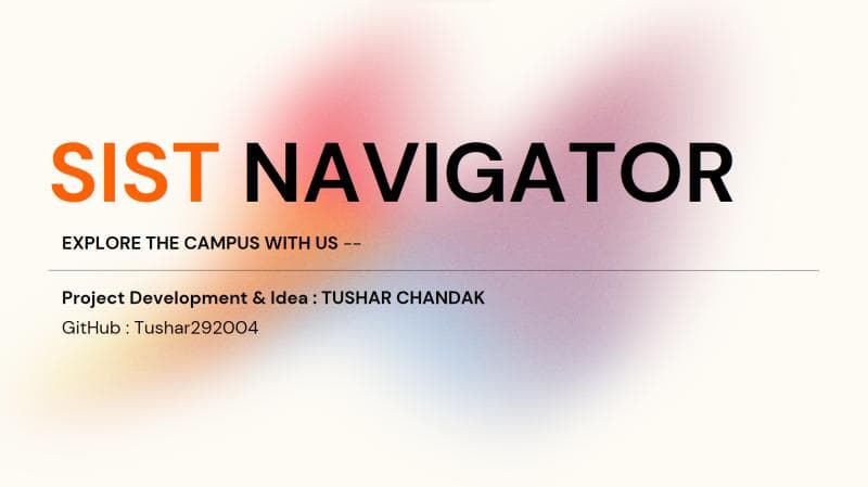Navigate-SIST Website